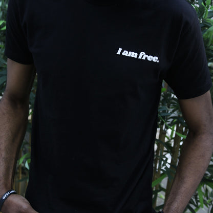 "I Am Free" Black T-Shirt